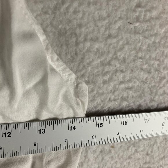 Raviya Women's V-Neck Flutter-Hem White Rayon Swimsuit Cover-Up Dress Size S NWT - Picture 5 of 10